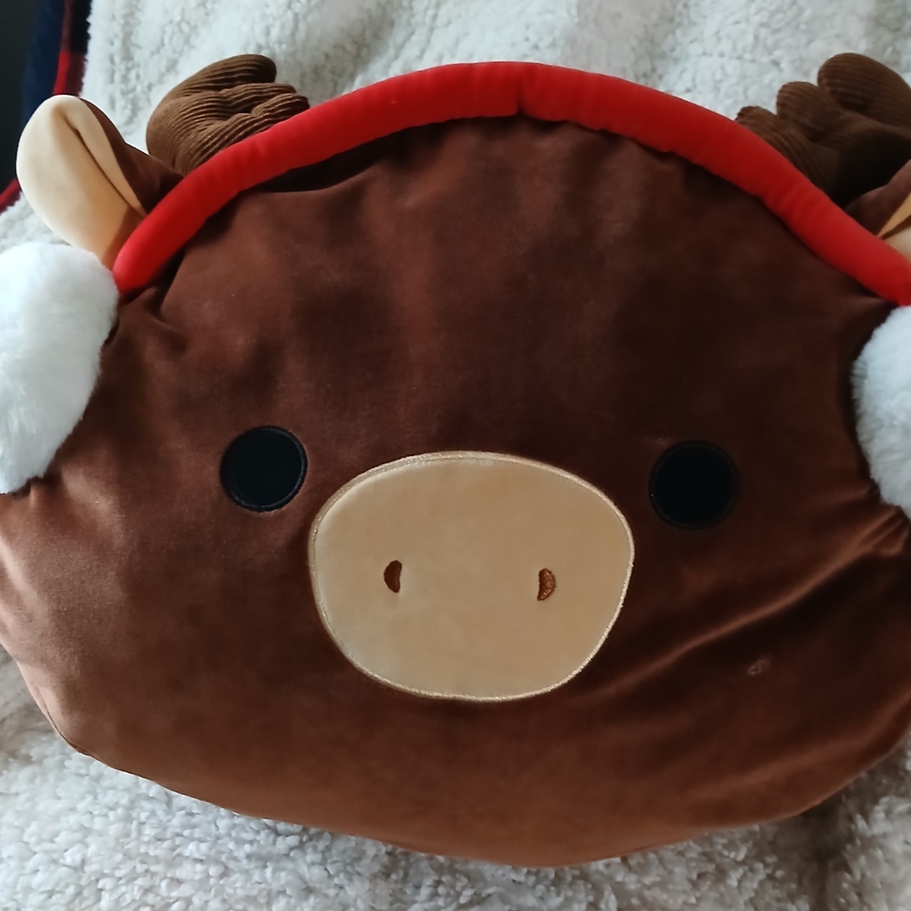 Large -Squishmallows Brown Reindeer Plush